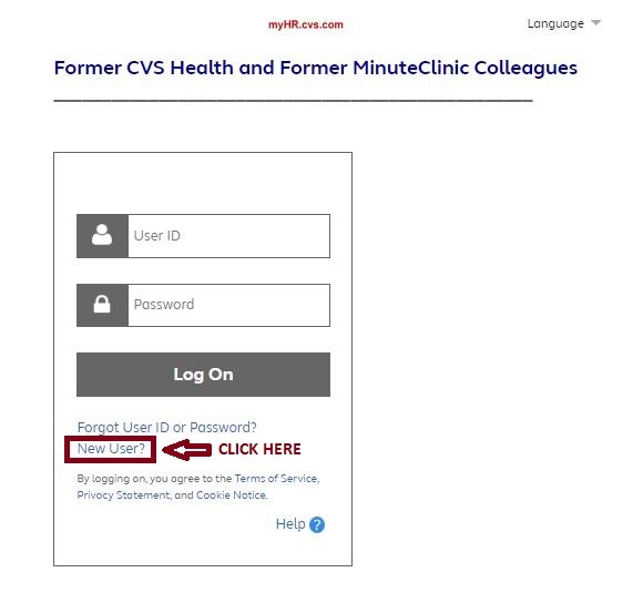 MyHR CVS – CVS Employee Registration
